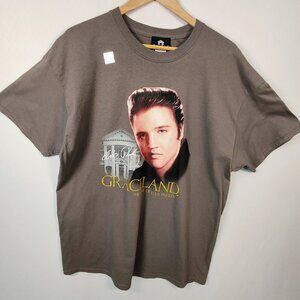 Graceland Women's XL Elvis Presley "The Home of Elvis Presley" T-Shirt‎ NWOT